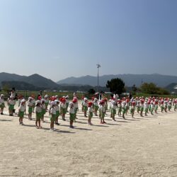 運動会の練習頑張ってます❕