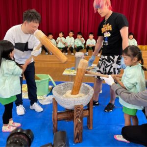 おもちつきをしました🍊