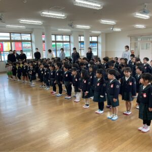 ３学期終園式😊🌸