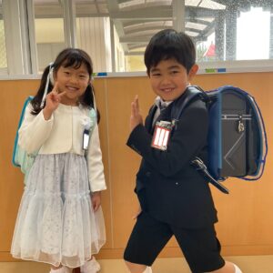 新１年生が遊びに来てくれたよ🌸