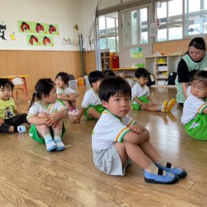 あひる組の様子(最年少)🪿